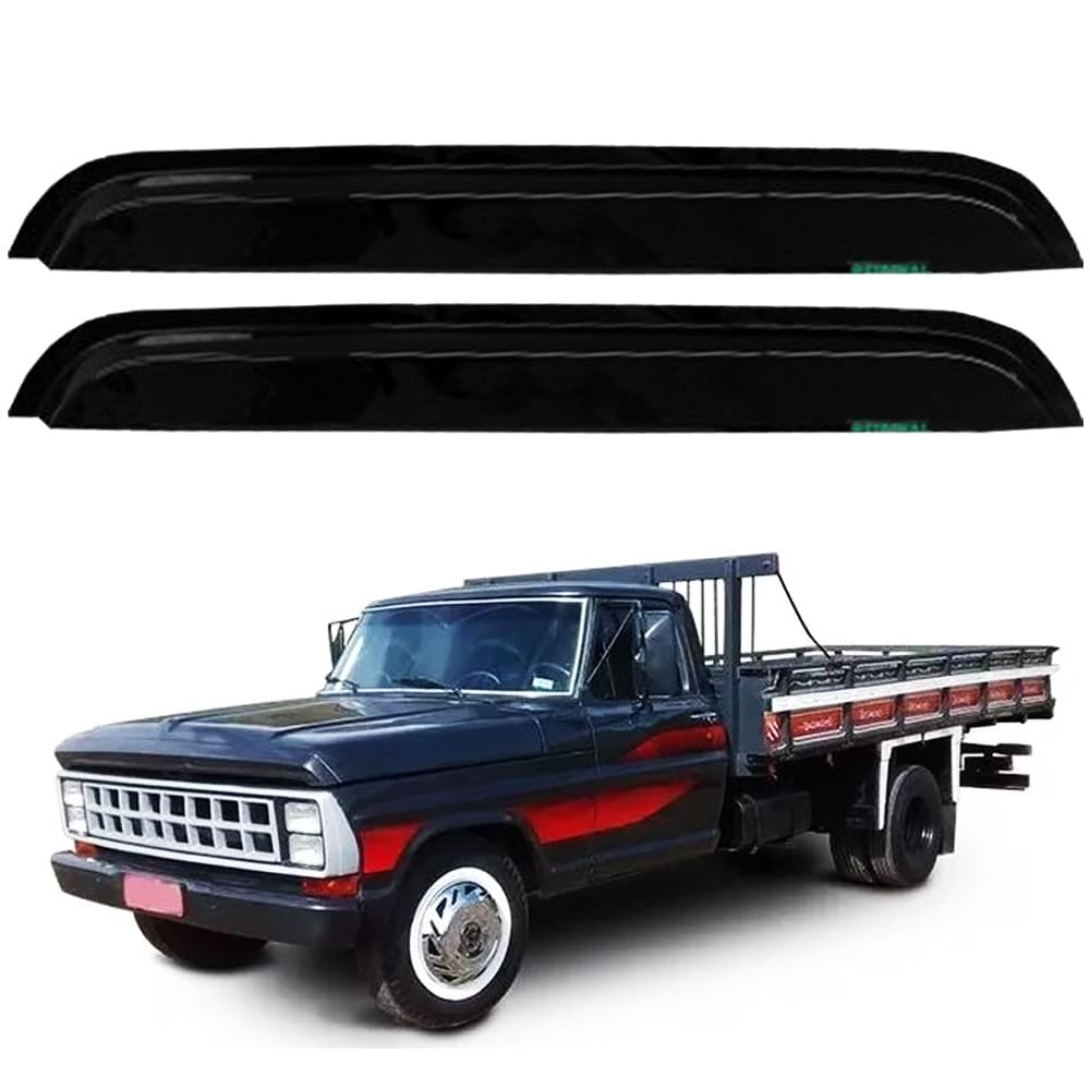 Calha De Chuva Defletor Caminhão Ford F1000 F-1000 F-4000 F4000 Até 1998