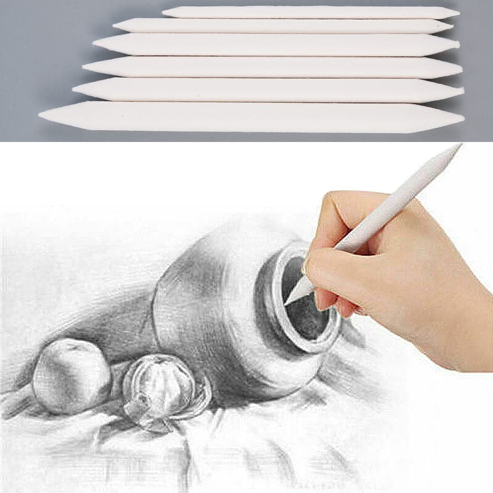 6 ou 3 esfuminhos para desenhos realistas com Sombra papelaria esfuminho ferramenta para desenho e pintura