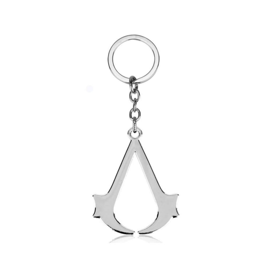 Chaveiro Assassins Creed Personalizado De Metal Prateado Colecionavel Otima Dica Para Lembrancinha Ou Uso Pessoal Chave Bolsa Produtos Nerd