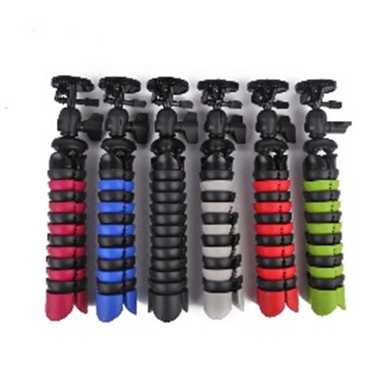 Mini Tripe Flexível Emborrachado Articulado P/ RING LIGHT ANEL LED CELULAR
