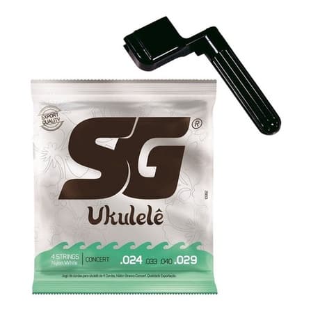 Encordoamento Ukulele Nylon Concerto Sg 10982 + Encordoador