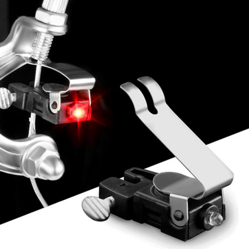 A Nova Mini Luz De Freio De Bicicleta Componente Traseiro Traseiro Para Andar De Bicicleta Luz De Advertência De Segurança LED