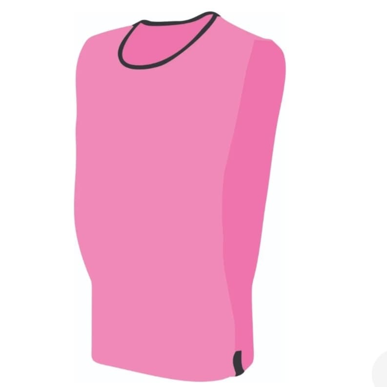 Kit C/ 5 Coletes Futebol Treino Rosa