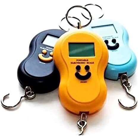 Balança Digital Portátil  50 Kg Mala Bagagem Pescaria Gancho Precisão