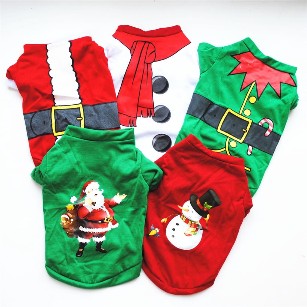 Roupas De Natal Cachorro Inverno Para Cães