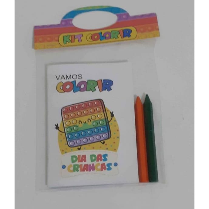 30 Kits colorir com capa - dia das crianças e todos os temas