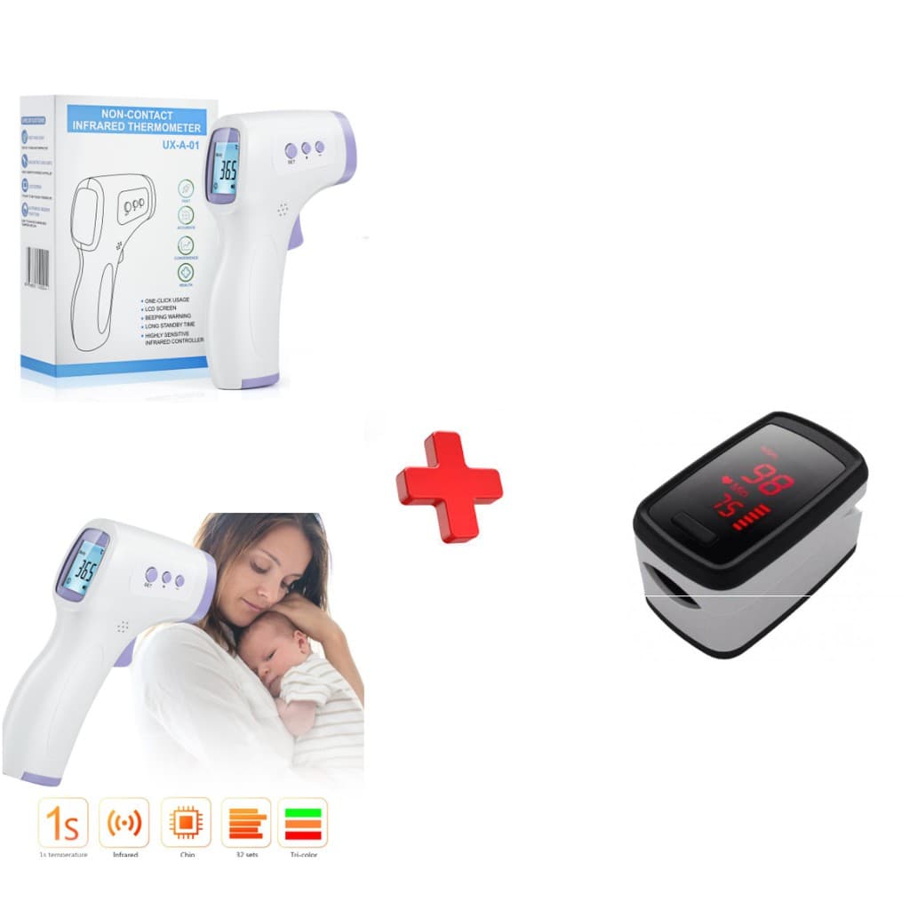 Termometro Corporal Febre  + Oximetro PROMOÇÃO!!