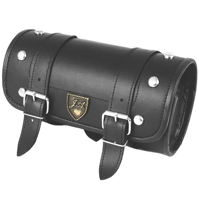 Porta Ferramentas Custom (Alforge Frontal) Couro C/ Cravos 1,5 Litros