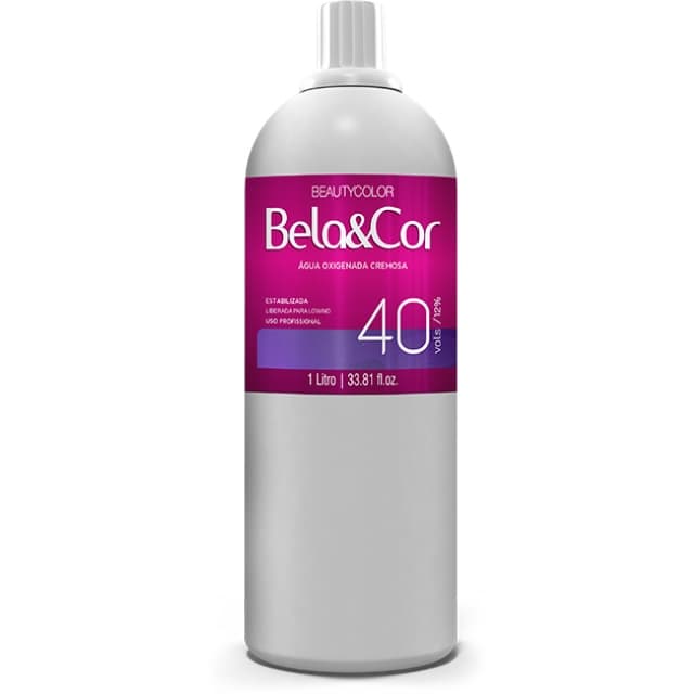 Água Oxigenada Bela&Cor 40 Volumes 1L