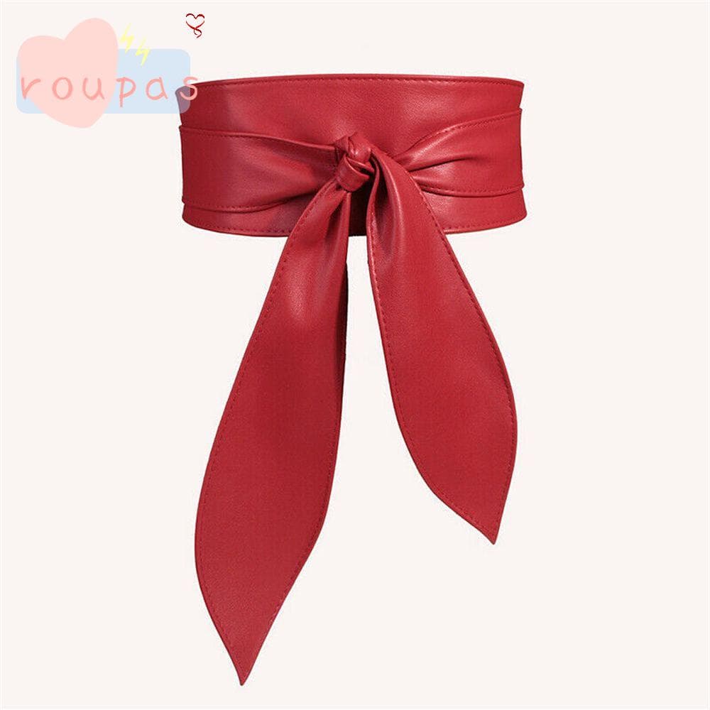 Cinto Largo Feminino Com Laço Para Cintura