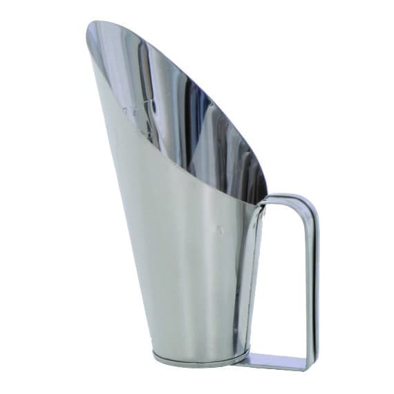 Concha Para Cereais Rações Em Aço inox 300grs pequena