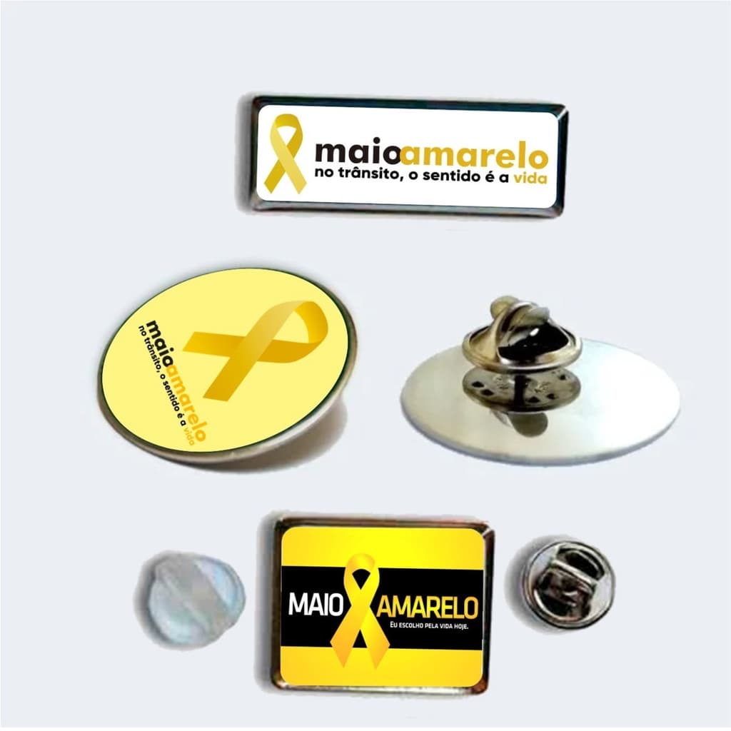 10 UNIDADES DE BOTTON COM PIN personalizado COMO DESEJAR
