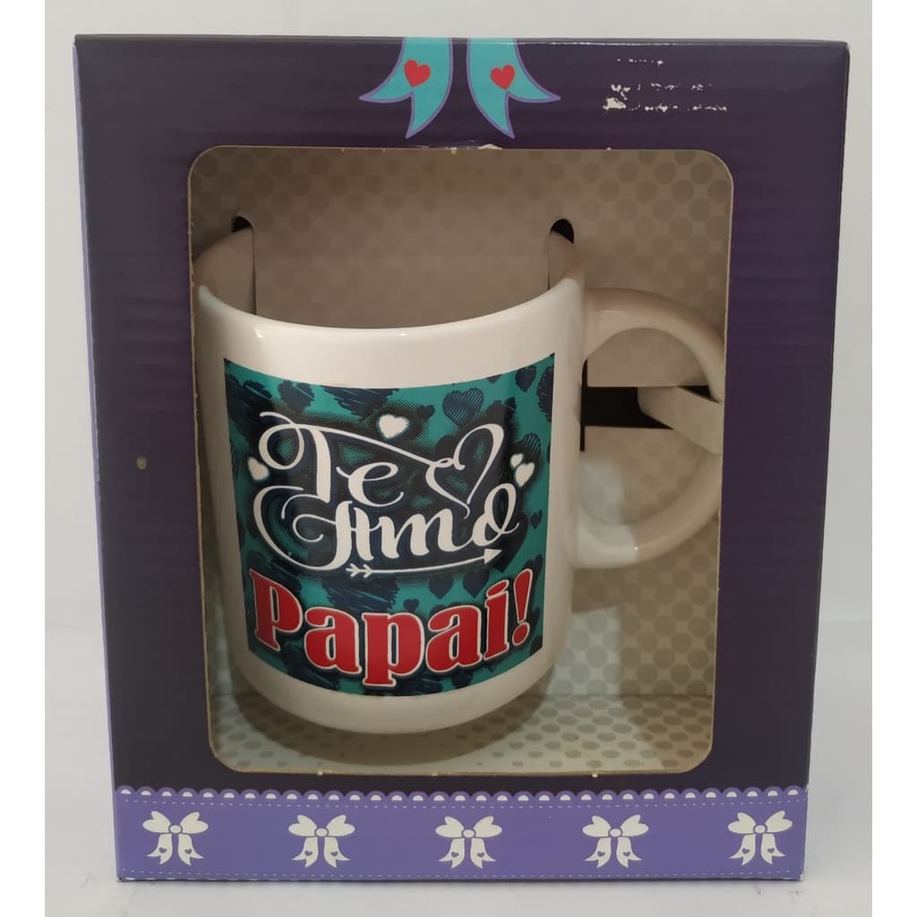 Caneca Cerâmica Te Amo Papai!