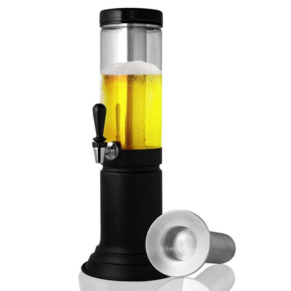 Torre de Chopp com 1 Barra Congelante Extra, Recipiente para 1.5 Litros em Pet use como Chopeira ou Cervejeira