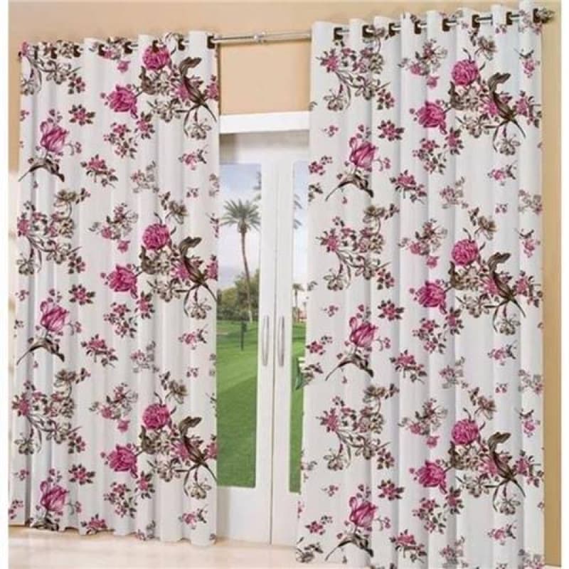 Cortina sala ou porta Estampada Floral 3.00x2.80