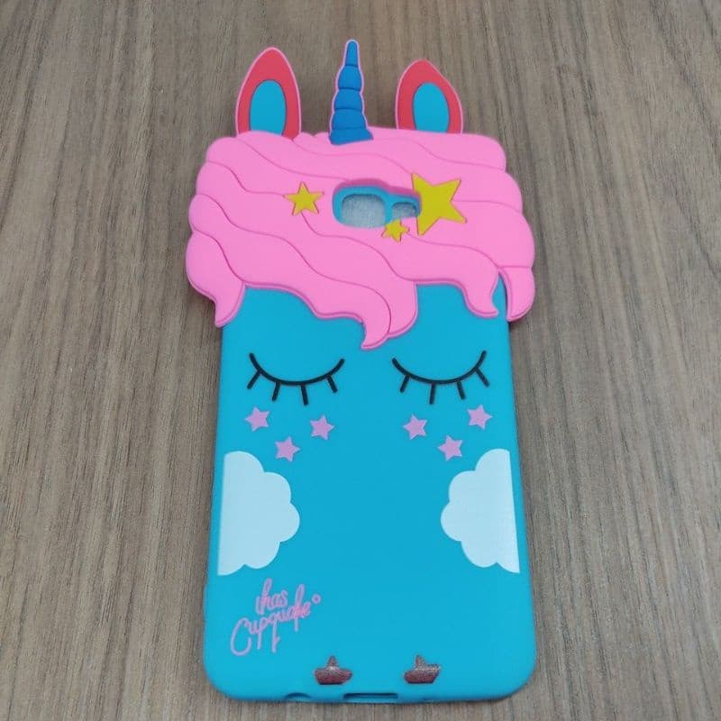Capa celular samsung J7 Prime Promoçãocapinha case linda em silicone linda macia unicornio