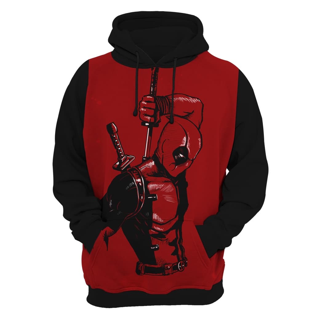 Blusa de frio Moletom Full deadpool