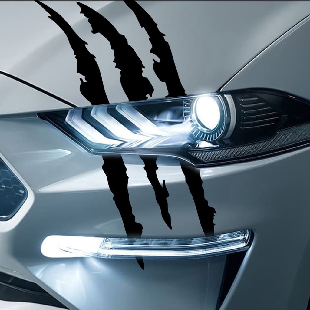 Adesivo Carro Garra Arranhão Som Automotivo Dub Tuning