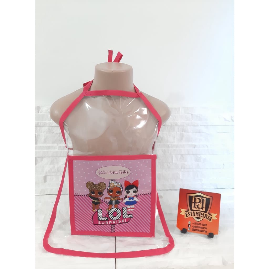 Avental infantil personalizado