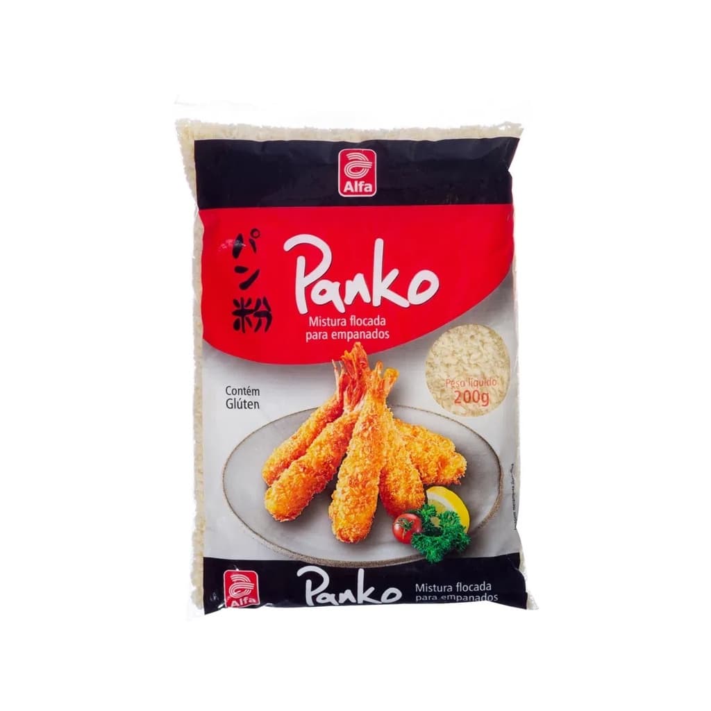 Panko Alfa Farinha Flocada Especial para Empanados - 200 gramas