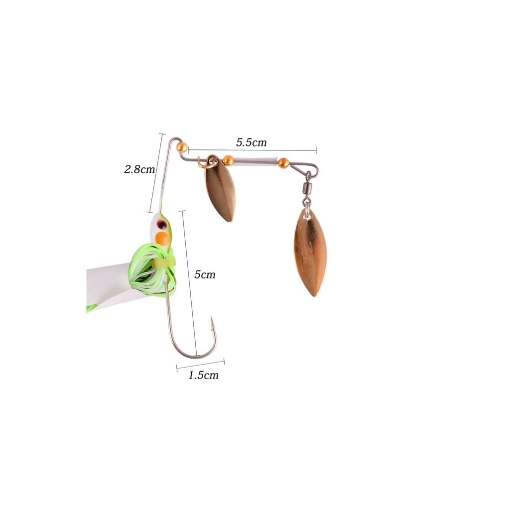 Isca Artificial de Pesca Metal Spinner Bait 15g 1 Unidade Predadores