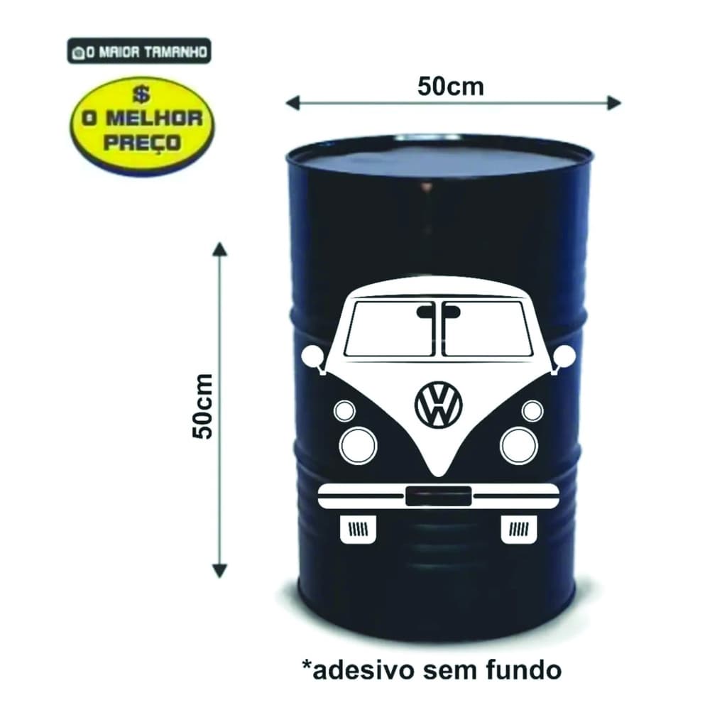 Adesivo Decorativo Kombi Tambor Tonel Barril 200l