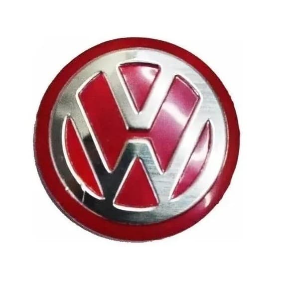Emblema Logo Chave Canivete 14 Mm Vw Gol Jetta Polo Fox Up