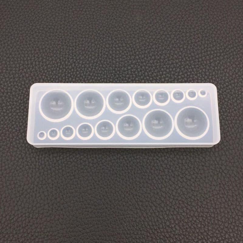 Molde De Silicone Transparente Blala , Esfera Redonda , Para Fondant , Fabricação De Arom