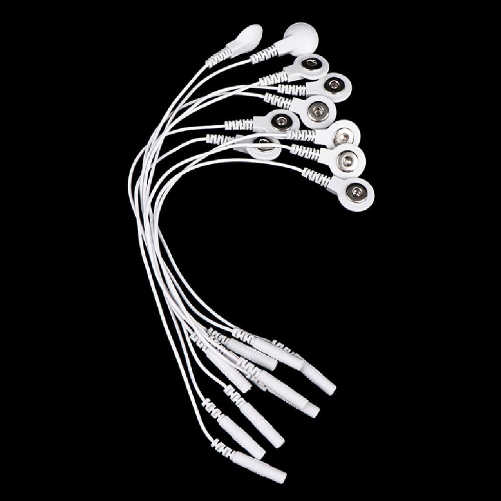 [lovego] 10pcs Adaptador De Cabos Adaptadores De Fios De Chumbo De Eletrodo Linha De Conversão De Instrumentos MY