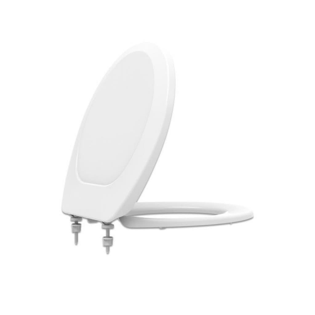 Assento De Vaso Oval Lorenzetti Antimicrobiano Branco 1 Ano De Garantia