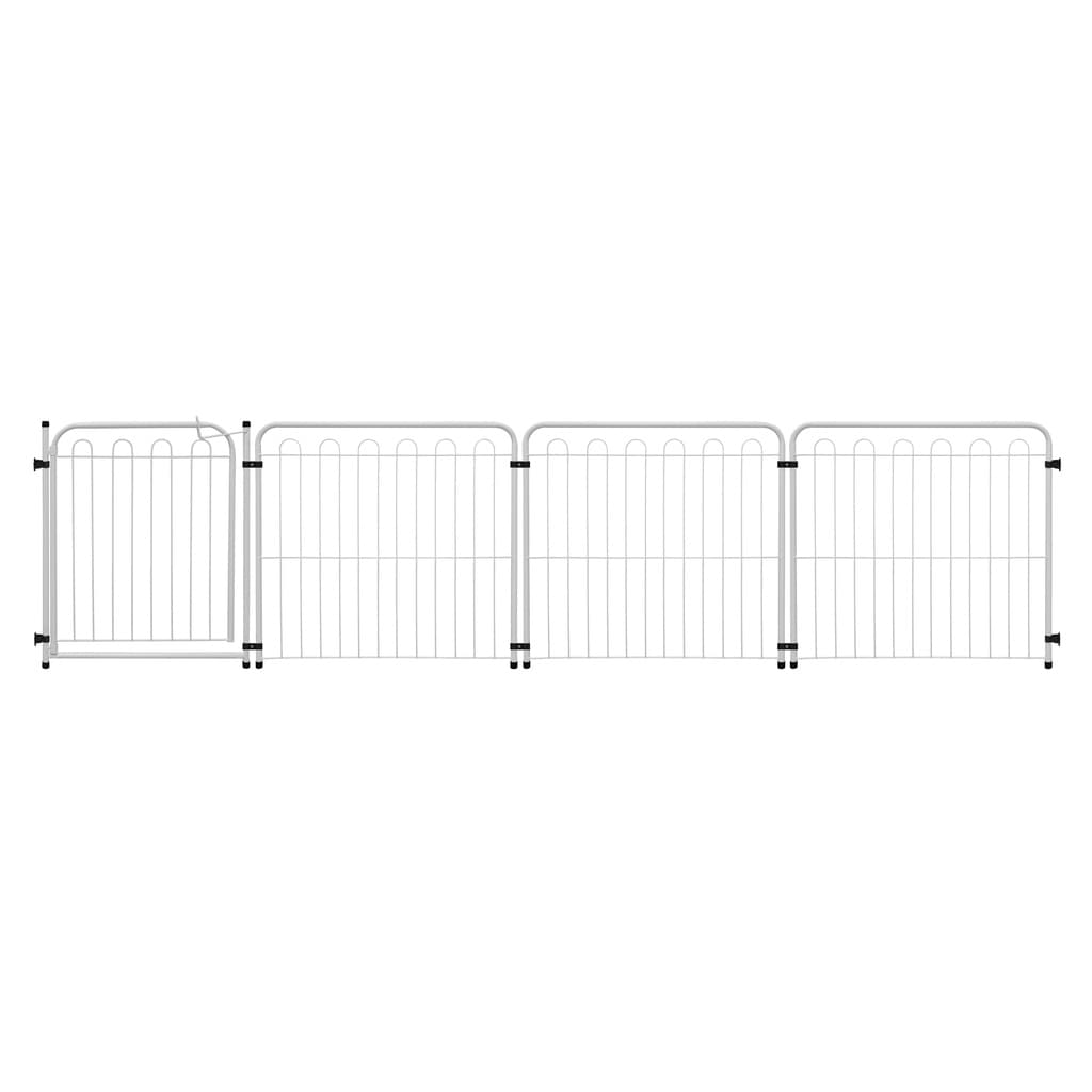 Cercado Açomix Com Portão  Linear 265 Cm Comprimento X 65 Cm Altura + Kit Instalação