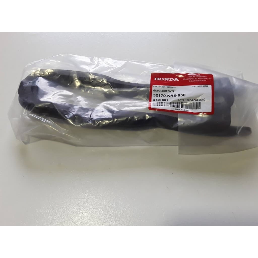 Guia Saboneteira Deslizador Corrente Transmissão Moto Nxr Bros 125 Bros 150 Bros 160 Xre 190 Original Honda