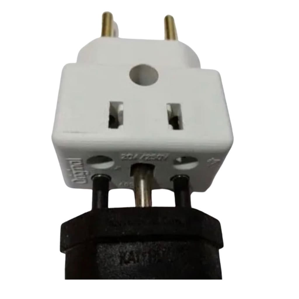 Adaptador Tomada Multiuso Plug Elétrico 10a / 20a Bob Esponja