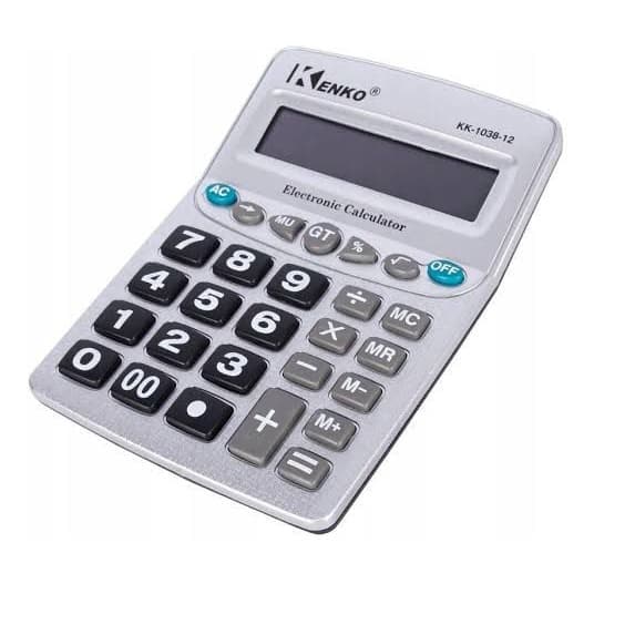 Calculadora convencional de mesa grande de 12 dígitos Alfacell KK-1038 RF