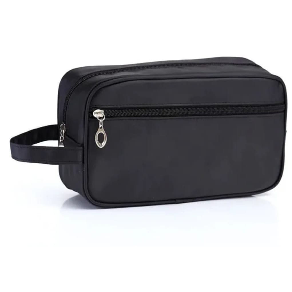 Necesserie em Couro Masculina Feminina para Viagem Necesser Impermeável