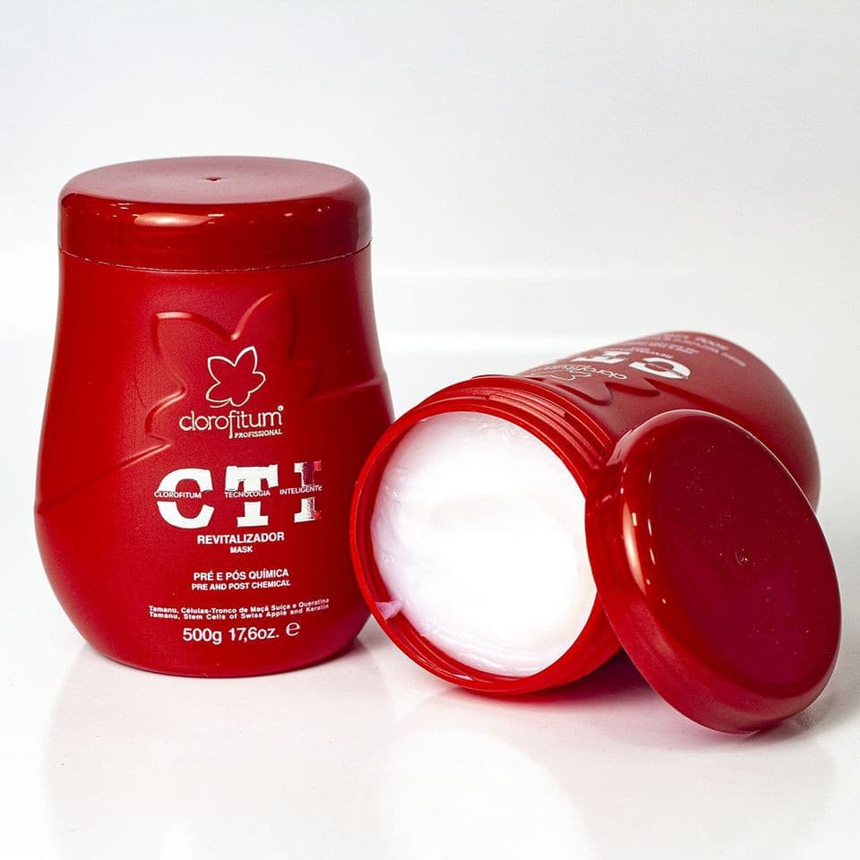 Mascará Cti Salva Fios CTI Revitalizador Mask  Reconstução dos fios (500g) CLOROFITUM
