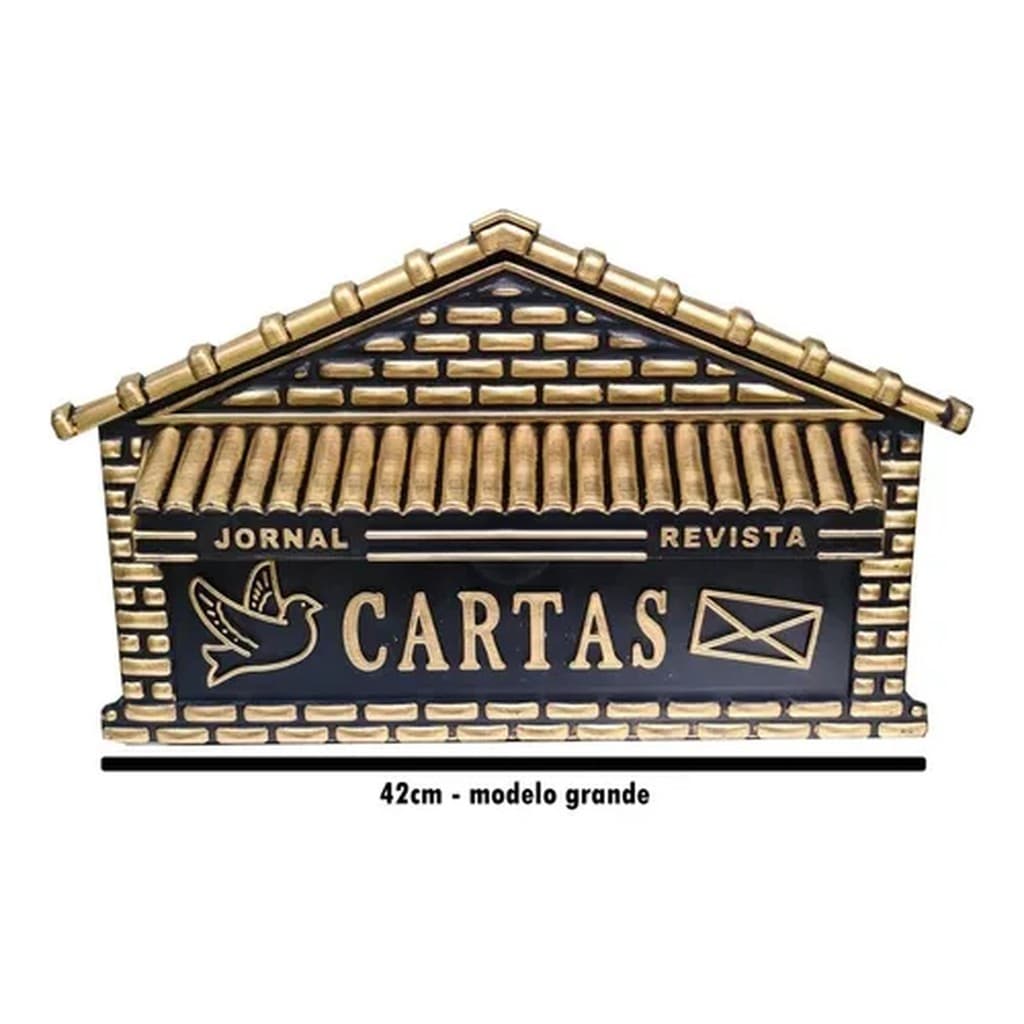 Caixa De Correio Clássica (modelo Grande) - Embutir