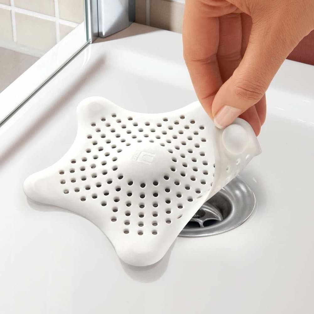 Tampa De Silicone Ralo Pia Tampa Estrela Cozinha Banheiro Universal Filtro Clink