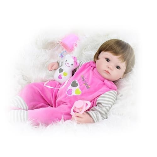 Bebe Reborn Larinha Boneca Barata Linda Pronta Entrega 42cm