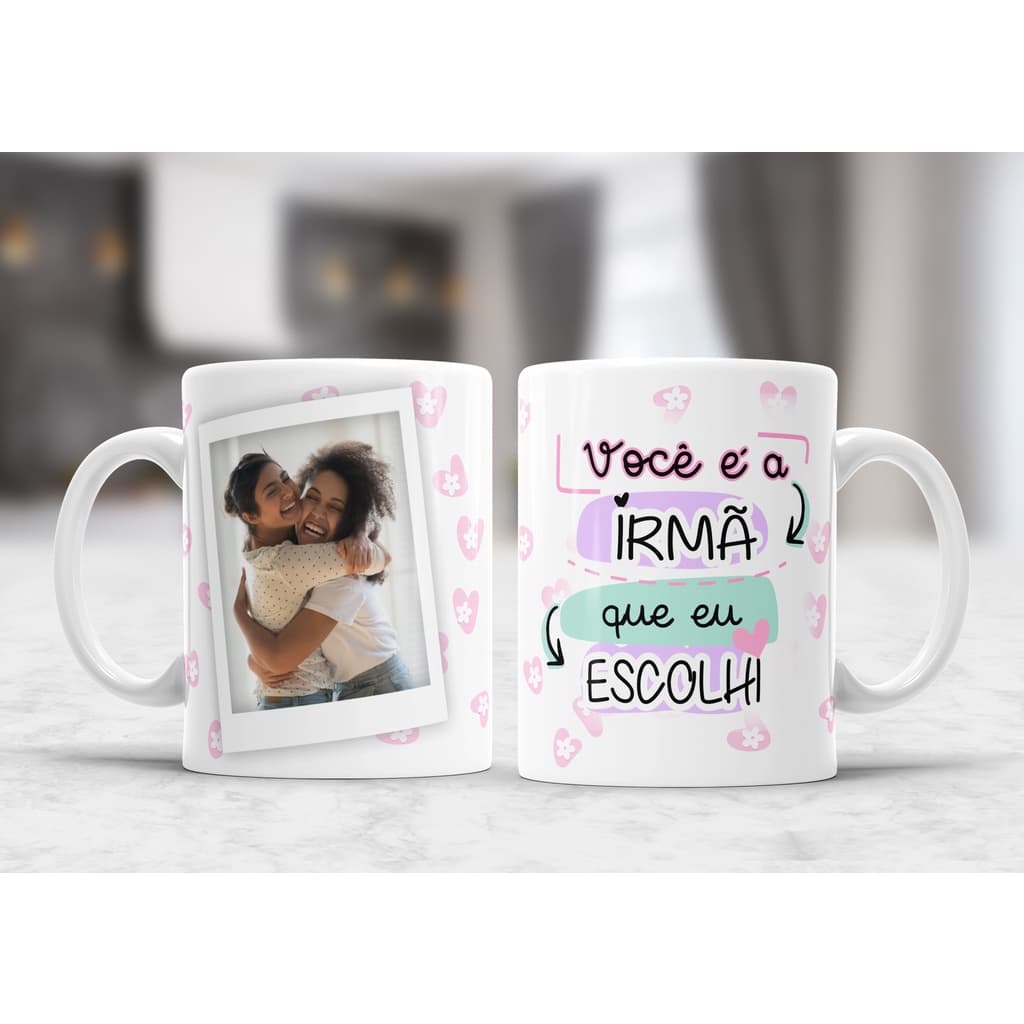 CANECA PERSONALIZADA COM FOTO - PARA MELHORES AMIGAS