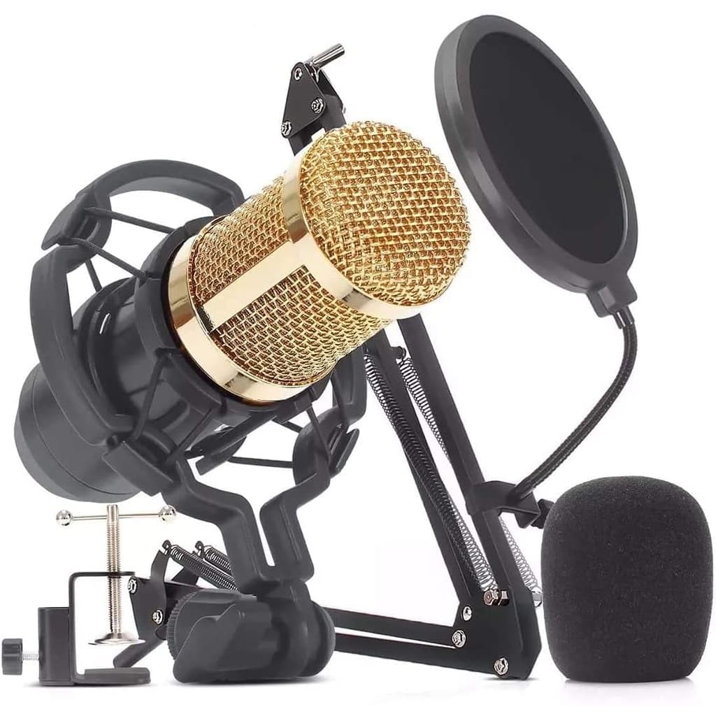 Kit Microfone Youtuber, Gravação, Live Condensador