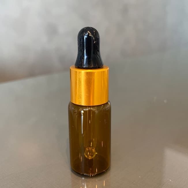 Conta Gota 1 unidade Vidro Âmbar de 5ml gotejador aromaterapia