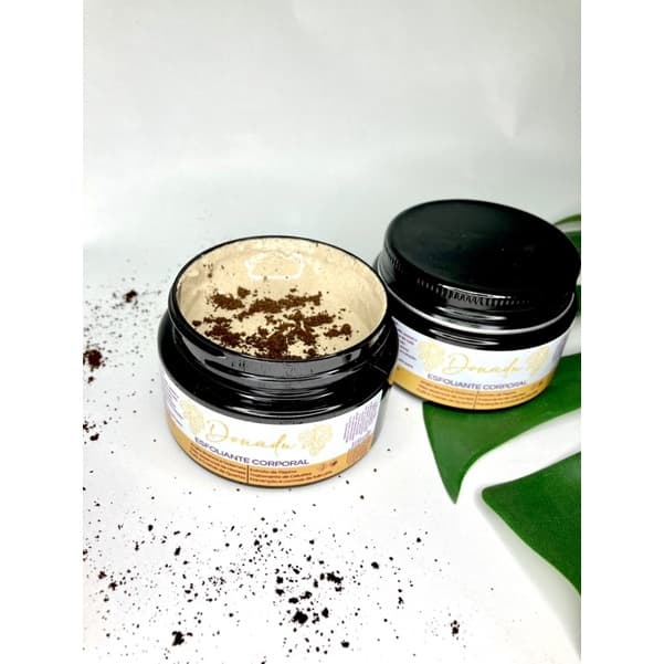 Esfoliante Corporal de Café com Cristais de Quartzo / Esfoliante para os Pés / Esfoliante de Café