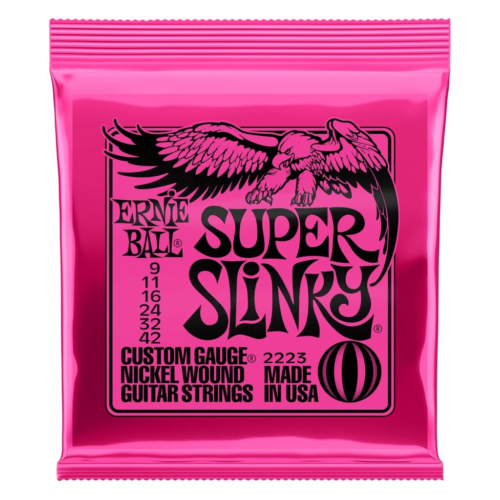 Encordoamento P/ Guitarra Ernie Ball 09/042 Super Slinky