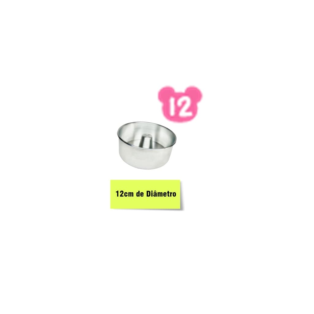 Forma para mini Bolo Nº12 kit com 1 forma com buraco no meio Torta Suíça suíça Mini Pudim bolo suíço bentô Cake