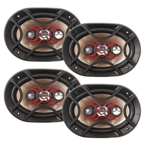 Kit 4 Alto Falante Bravox 6x9 280w Rms 4ohm Tampão Universal
