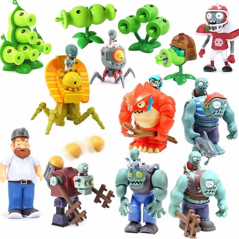 Brinquedo De plantas vs . Zombies godzilla crianças Combate Com Cinco Furos rapaz