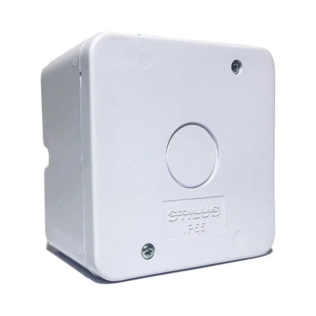 Caixa Protetora De Plug Para Câmeras Cftv Interno Externo