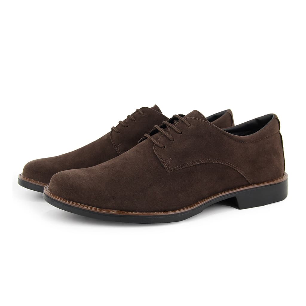 Sapato Social Casual Oxford Masculino Camurça