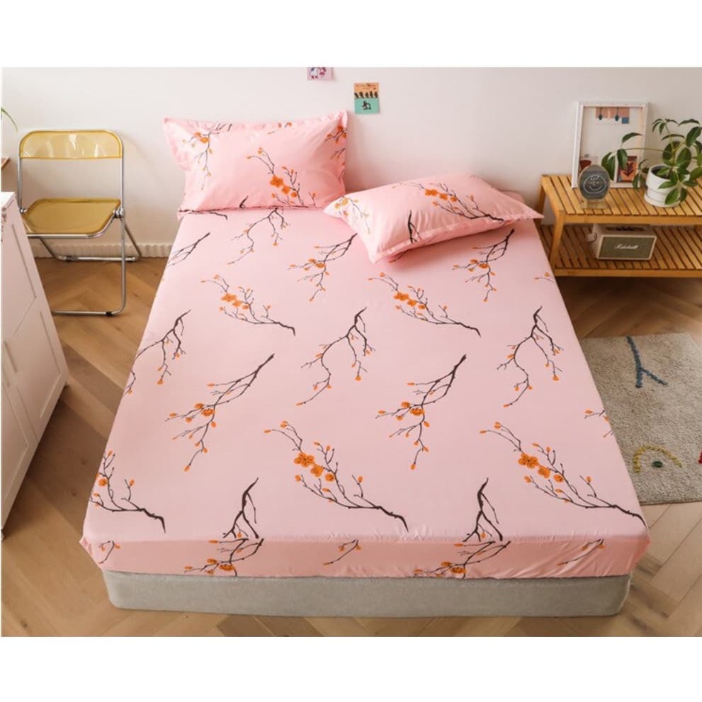 Jogo De Cama Casal 3 Peças Kit Virol Microfibra C/ Elástico Estampado